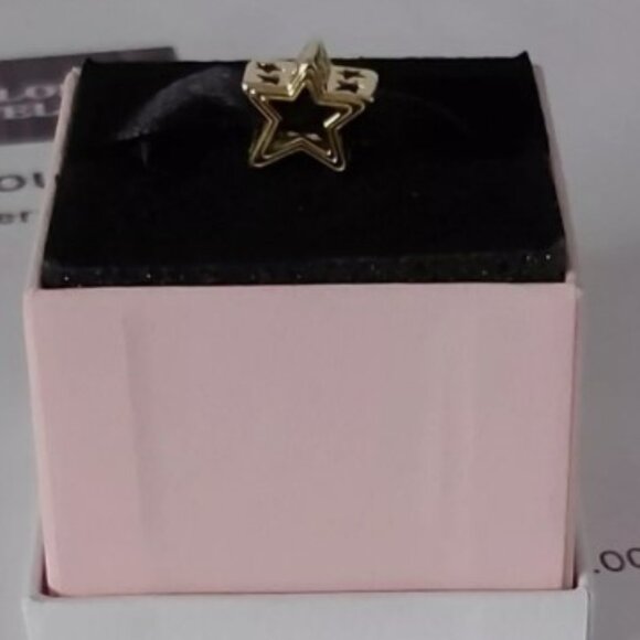 Authentic PANDORA *RETIRED AND RARE* 14K Gold Radiant Star Charm 752361C00 - Picture 2 of 15